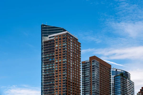 Residential skyscrapers in Financial District of New York