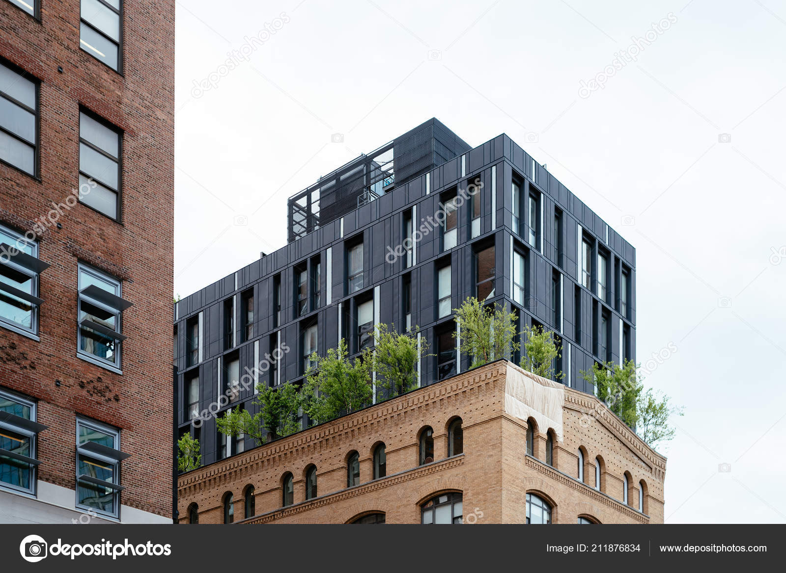 Modern Architecture Residential Buildings In New York City - 