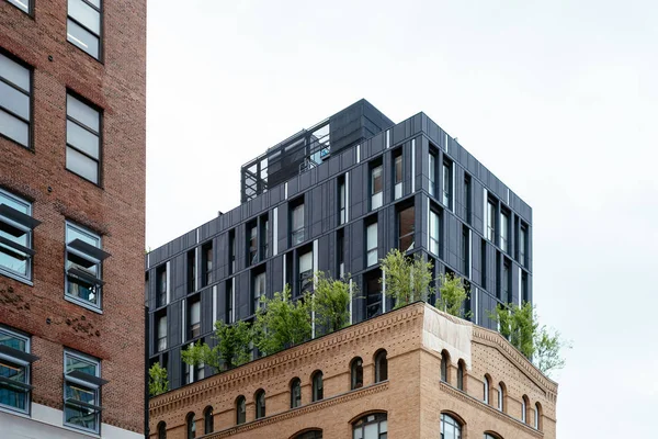 Moderní architektury obytných budov v New Yorku — Stock fotografie