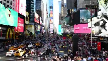Zaman atlamalı Times Square New York
