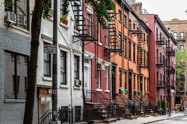 A Greenwich Village, New York festői Utcakép — Stock Fotó