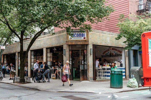 NYC Greenwich Village pitoresk Meksika restoranı — Stok fotoğraf