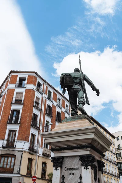 Madrid España Junio 2018 Estatua Del Cascorro Barrio Lavapies Fue —  Fotos de Stock