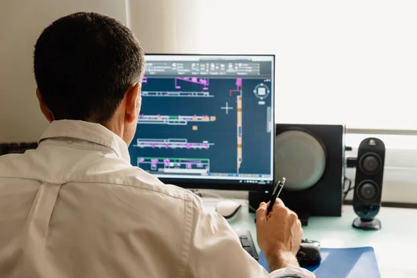 Çizim bina tasarımı cad yazılımı ile Mimar