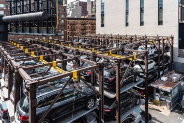 New York'ta çok hikaye park sistemi otomatik