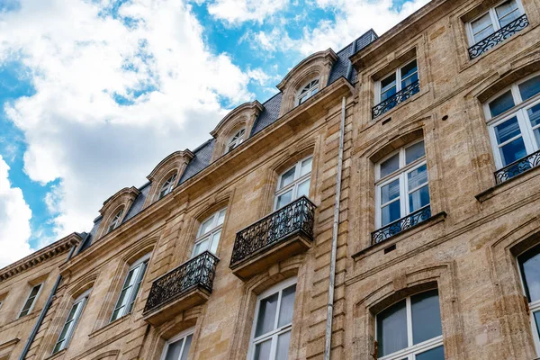 Fransa'da Bordeaux eski konut binalar — Stok fotoğraf