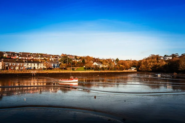 Piękny widok na port Kinsale w Irlandii — Zdjęcie stockowe