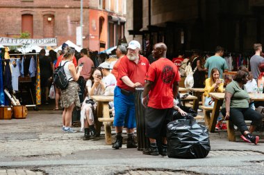 New York'ta Dumbo Brooklyn bit pazarı