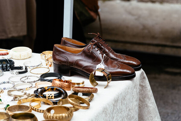 Brooklyn Flea Market in DUMBO in New York