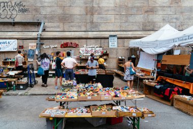 New York'ta Dumbo Brooklyn bit pazarı