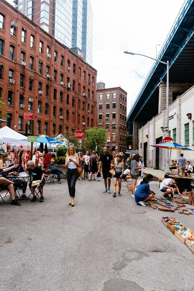 New York'ta Dumbo Brooklyn bit pazarı
