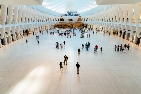 New York 'taki Oculus' un İç Görünümü — Stok fotoğraf