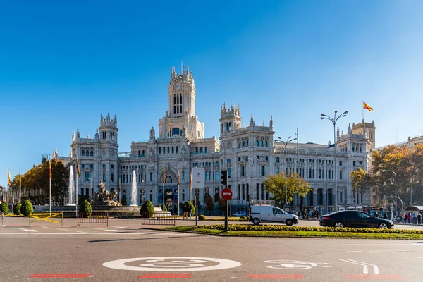 Madrider Rathaus ein blauer Himmelstag — Stockfoto