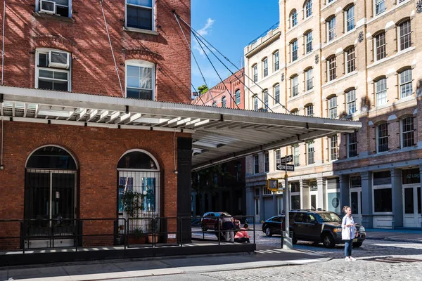 Vista sulla strada di Tribeca a New York — Foto Stock