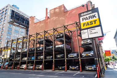New York'ta çok hikaye park sistemi otomatik