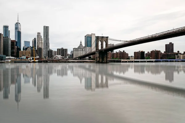 Vista panorámica del Distrito Financiero de Nueva York — Foto de Stock