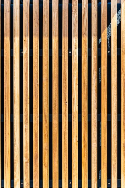 Duvar ahşap çıta ile kaplama. Doğal arka plan