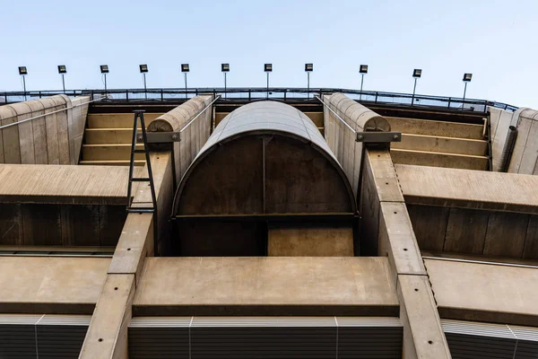 Santiago bernabeu stadion. Real Madrids Fußballverein — Stockfoto