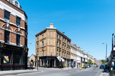 Brick Lane sokak sahnesi, Shoreditch, Londra