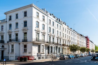Londra 'daki Notting Hill 'de Victorian evleri