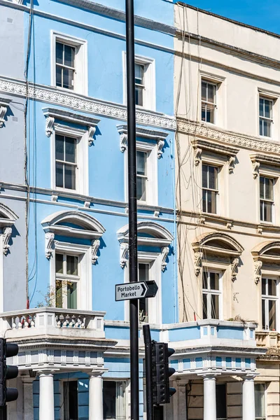 Victorian houses in Notting Hill in London — Stock Photo, Image
