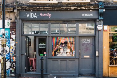 Londra'da Brick Lane Vintage fırın 