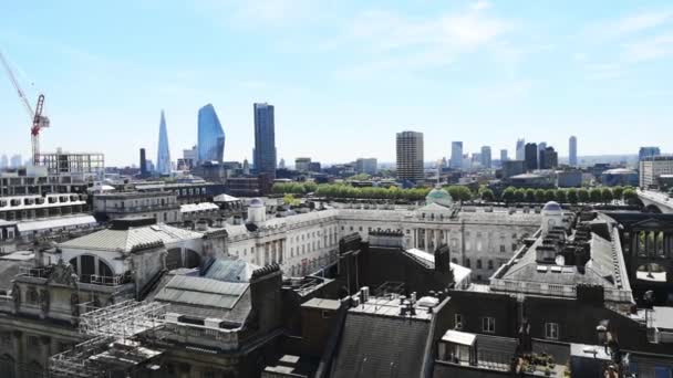 Lapso de tempo da arquitectura da cidade de Londres — Vídeo de Stock