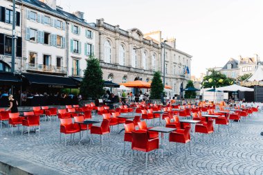 Brittany 'deki Quimper şehrinin manzarası