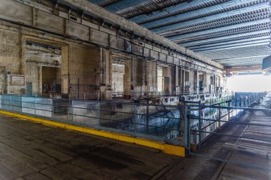 Brittany 'de Keroman denizaltı üssü 'nde Bunker