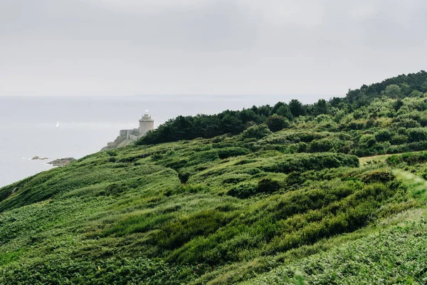 Kilátás a Cap Frehel terület Bretagne-ban — Stock Fotó