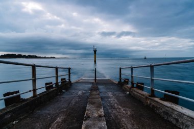 İskele Roscoff limanında feribot