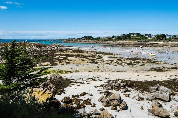 Vue de l'île de Batz en été — Photo