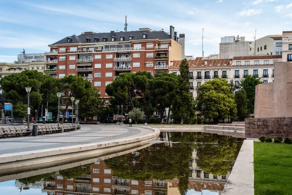 Plaza de Colón y Jardines del Descubrimiento en Madrid —  Fotos de Stock