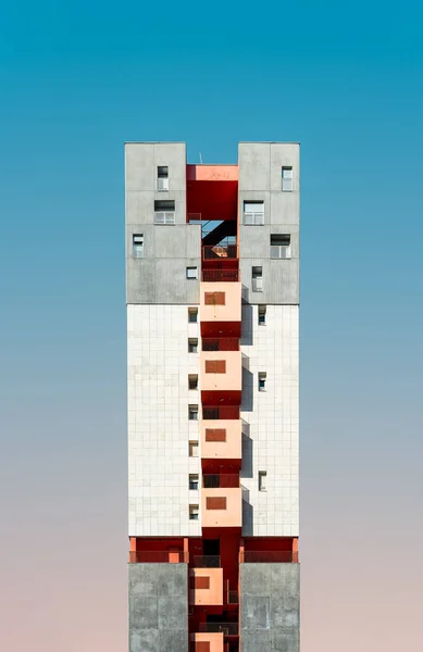 Edificio Mirador en el barrio Sanchinarro de Madrid — Foto de Stock
