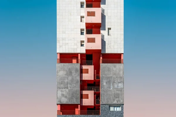 Edificio Mirador en el barrio Sanchinarro de Madrid — Foto de Stock