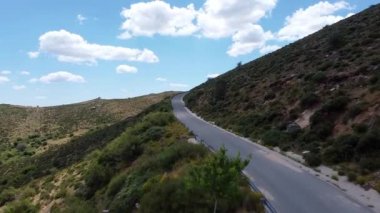 Drone Hava Görüntülü Dağ Yolu