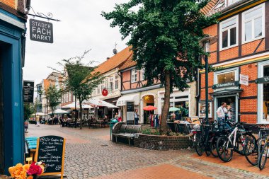 Eski Stade Kasabası 'ndaki yaya sokağı.