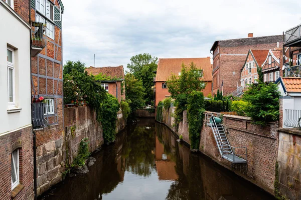 Malerischer Blick auf die Altstadt von Stade — Stockfoto