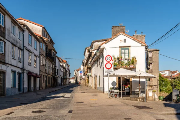 Ulica w historycznym centrum Santiago de Compostela — Zdjęcie stockowe