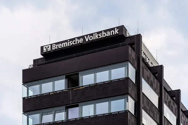 Biura Bremische Volksbank w Bremie w Niemczech — Zdjęcie stockowe