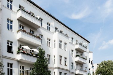 Berlin 'in Kreuzberg semtindeki tipik binalar