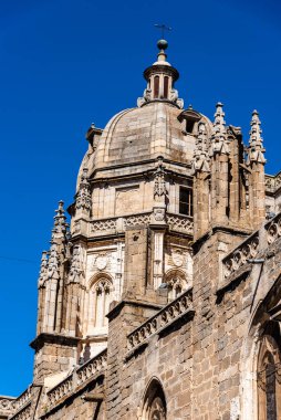 İspanya, Castilla La Mancha 'daki Toledo Katedrali.