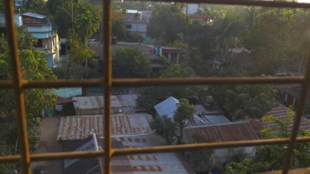 Plan Coulissant Panoramique Des Toits Sylhet — Video