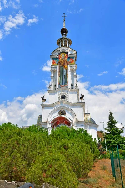 Iglesia Faro San Nicolás Maravilloso Crimea — Foto de Stock