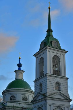 Tula şehrindeki kilise çan kulesi.