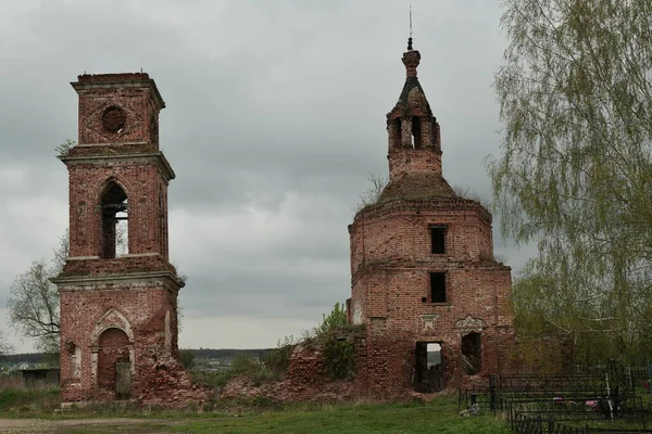 Iglesia Spasskaya Pueblo Barykovo Región Tula — Foto de Stock