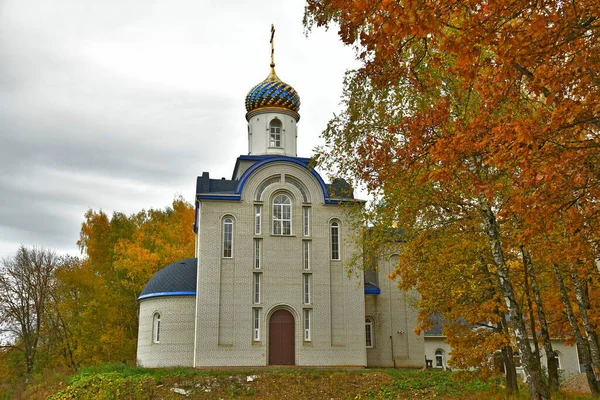 Boże Narodzenie Kościół Miasto Tula Boże Narodzenie Wieś Religia — Zdjęcie stockowe