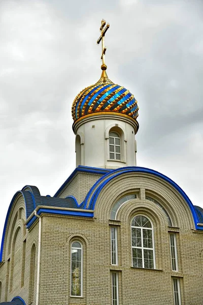 Kerst Kerk Stad Tula Kerst Dorp Religie — Stockfoto