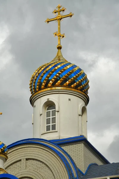 Boże Narodzenie Kościół Miasto Tula Boże Narodzenie Wieś Religia — Zdjęcie stockowe