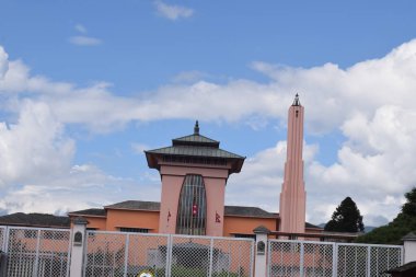 Katmandu Nepal 'deki' Narayanhiti raj darbar müzesi 'Kraliyet Sarayı